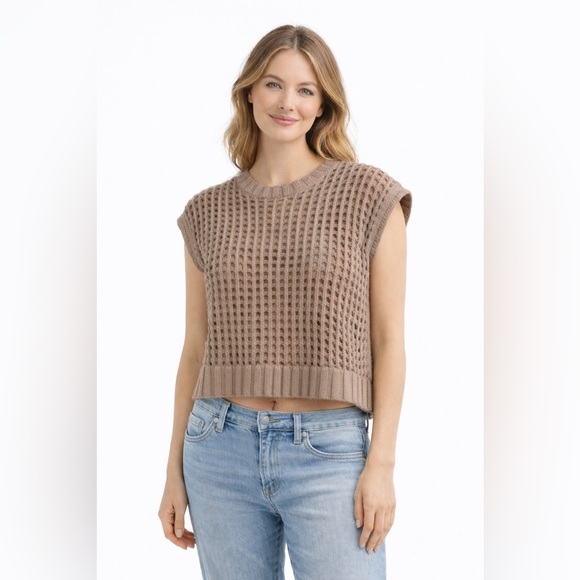 Splendid Sweaters - Splendid Taupe Knit Women's Sweater Size Medium